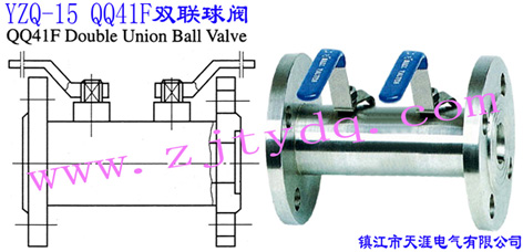 YZQ-15 QQ41F�p���yYZQ-15 QQ41F Double Union Ball Valve